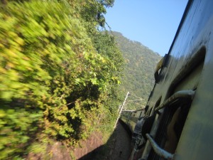 Train journey to Araku Valley